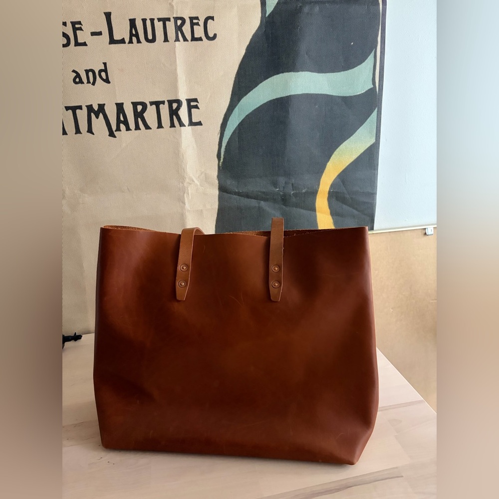 WP Standard Vintage Brown Leather Tote